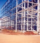 Construção Estrutura metálica Galpão de Carrocerias – General Motors