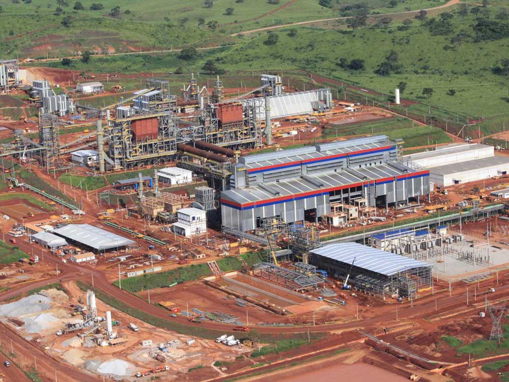 Construção Estrutura metálica  Siderurgia, Mineração e Energia Prédios Industriais e Torres de Processo - Anglo American