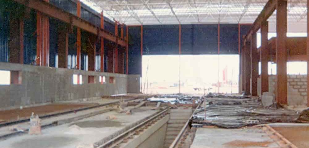 Construção Estrutura metálica Metrô Brasília