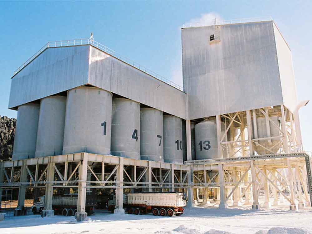 Estrutura Silos e Armazéns Com Transportador