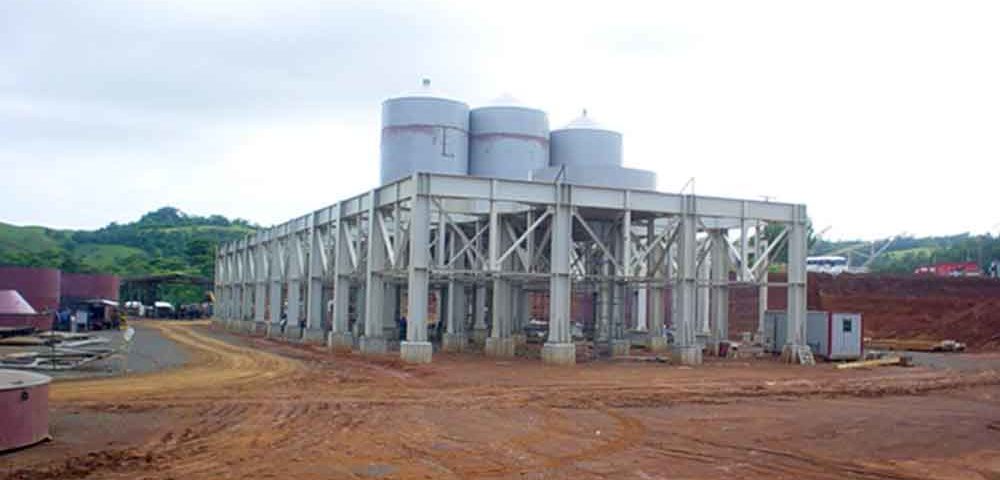 Construção Estrutura metálica  Siderurgia, Mineração e Energia Prédios de Silos e Casas de Transferência - ICAL