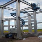 Construção Estrutura metálica Pipe Racks Pesados