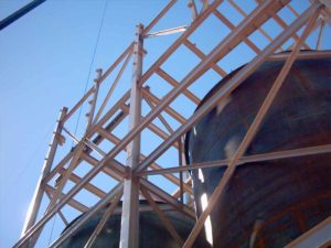 Construção Estrutura metálica  Indústria Sucroalcooleira Galpão, Caldeira e Outros - Usina Nova América