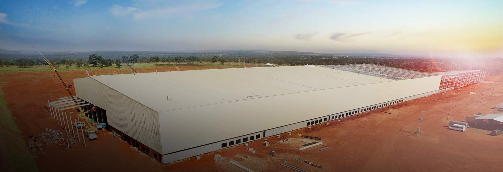 Construção Estrutura Metálica FAM galpão asperbras