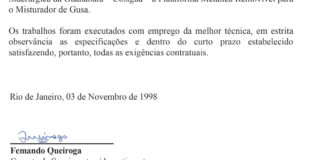 Construção Estrutura metálica Atestado Técnico